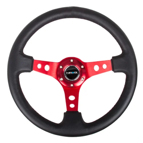 Volante 35cm de cuero - RST-006RD