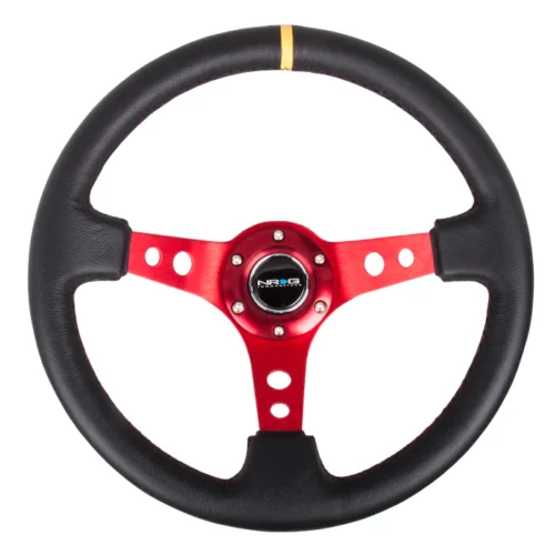 Volante 35cm de cuero - RST-006RD-Y