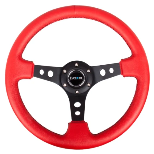 Volante 35cm de cuero - RST-006RR-BS