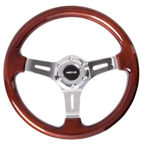 Volante clásico 33cm madera de cerezo