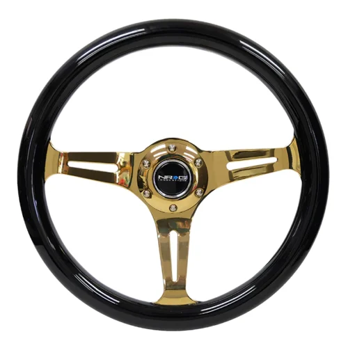 Volante 35cm fibra de madera