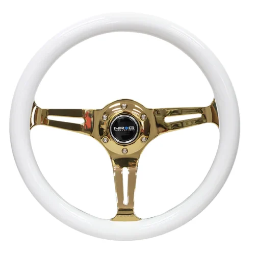 Volante 35cm fibra de madera