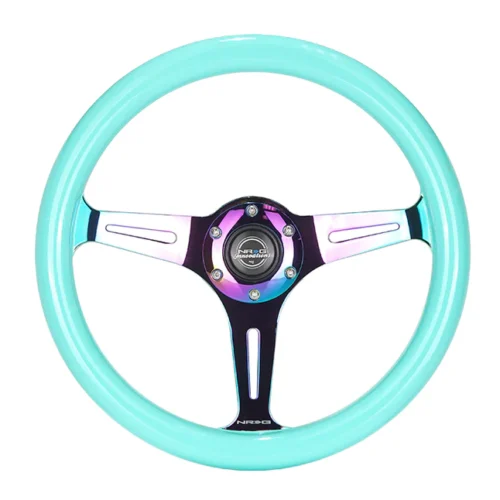 Volante 35cm fibra de madera