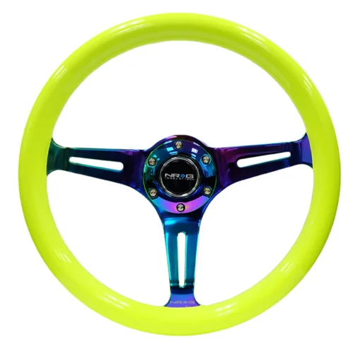 Volante 35cm fibra de madera