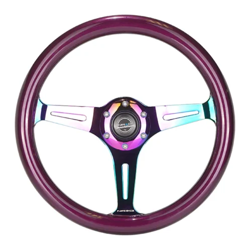 Volante 35cm fibra de madera