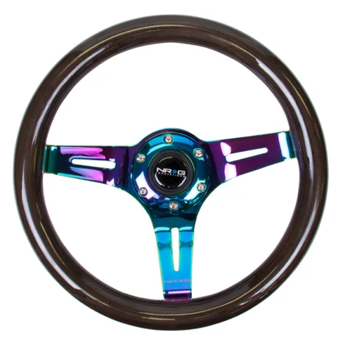 Volante 31cm fibra de madera