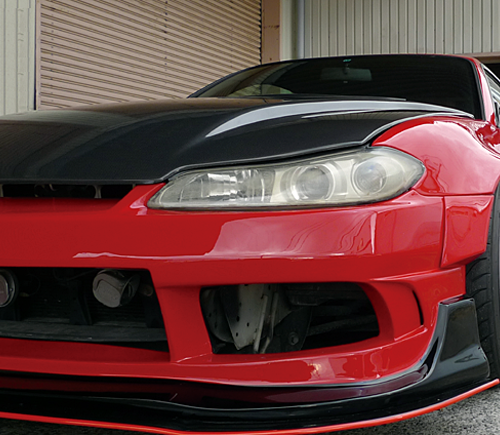 '+75mm aleta delantera para Nissan Silvia S15