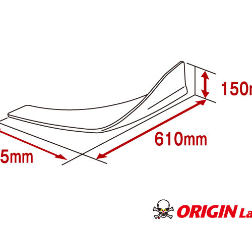 Canards de carbono universal "Type L"