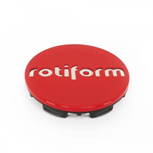 Tapa Rotiform logo Rotiform Red Chrome